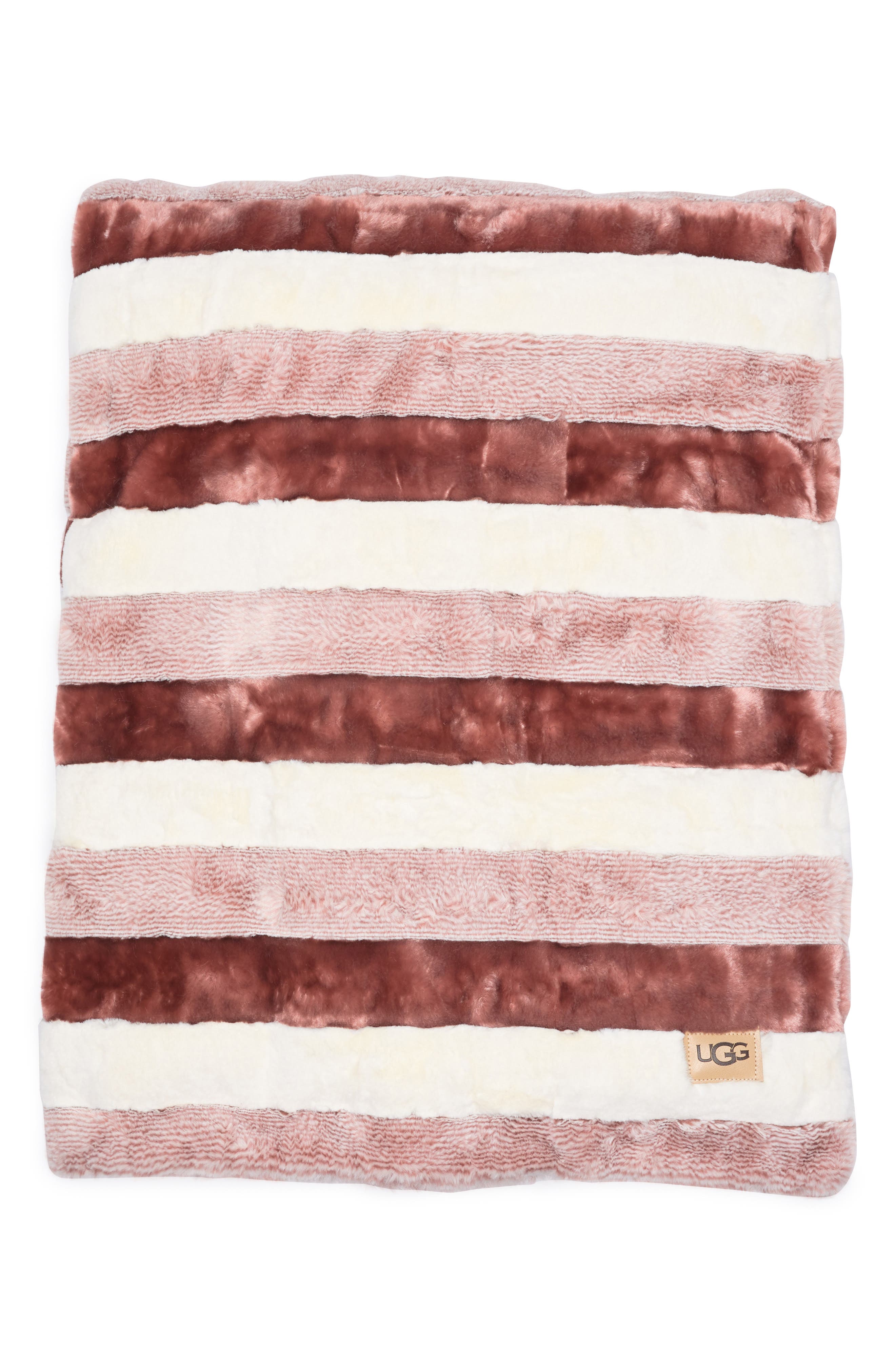 Canyon Sky Aztec Coral Fleece Throw Set of 2 Canyon Sky Aztec Coral Fleece Throw Set of 2